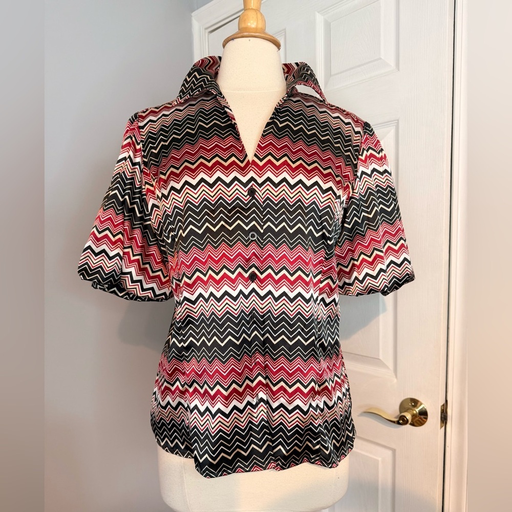 Dress Barn Balloon Sleeve Blouse